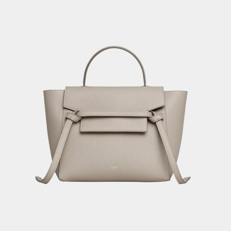 Micro Belt Bag In Grained Calfskin Handbag