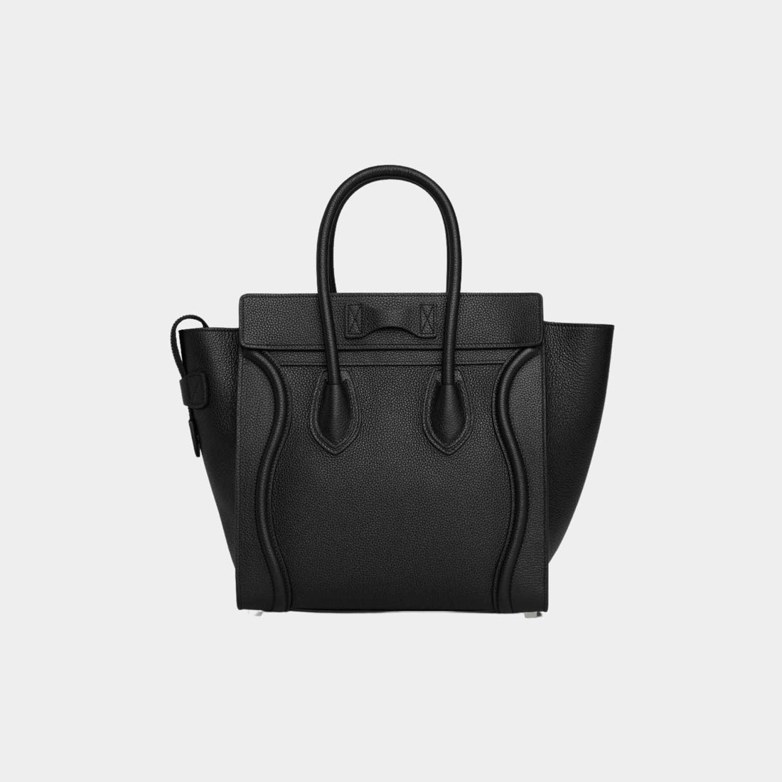 Micro Luggage Handbag In Drummed Calfskin Handbag