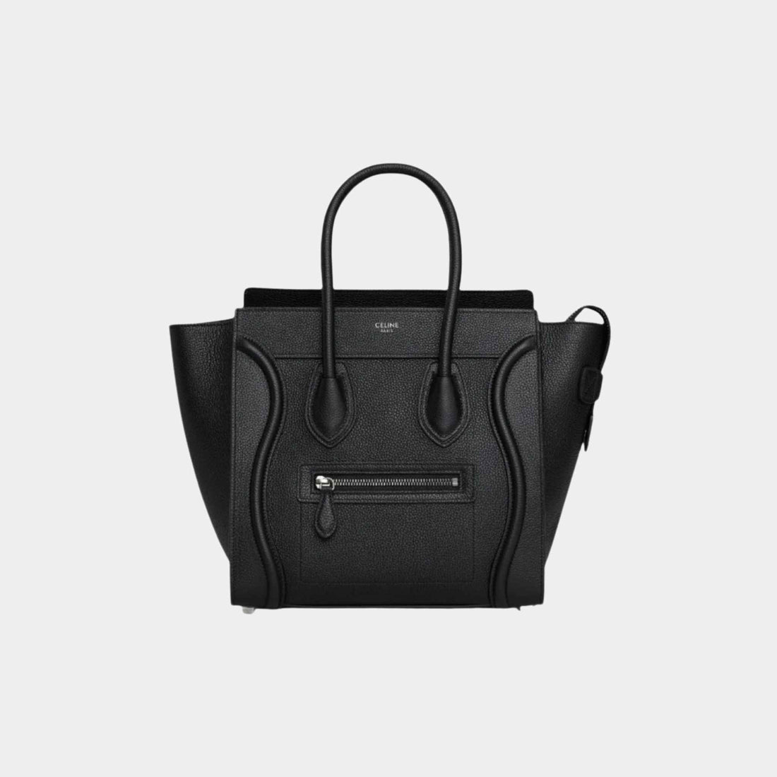 Micro Luggage Handbag In Drummed Calfskin Handbag