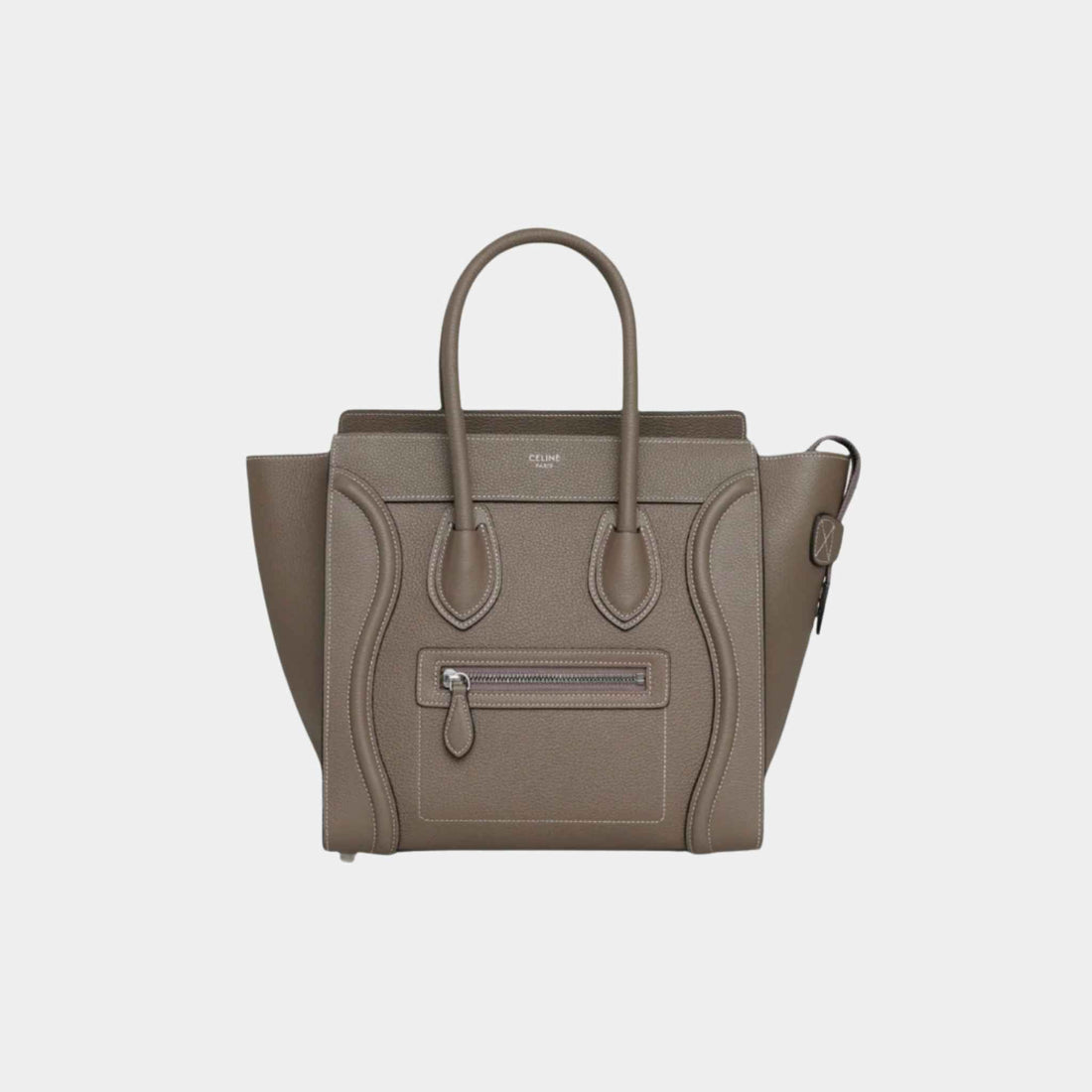 Micro Luggage Handbag In Drummed Calfskin Handbag