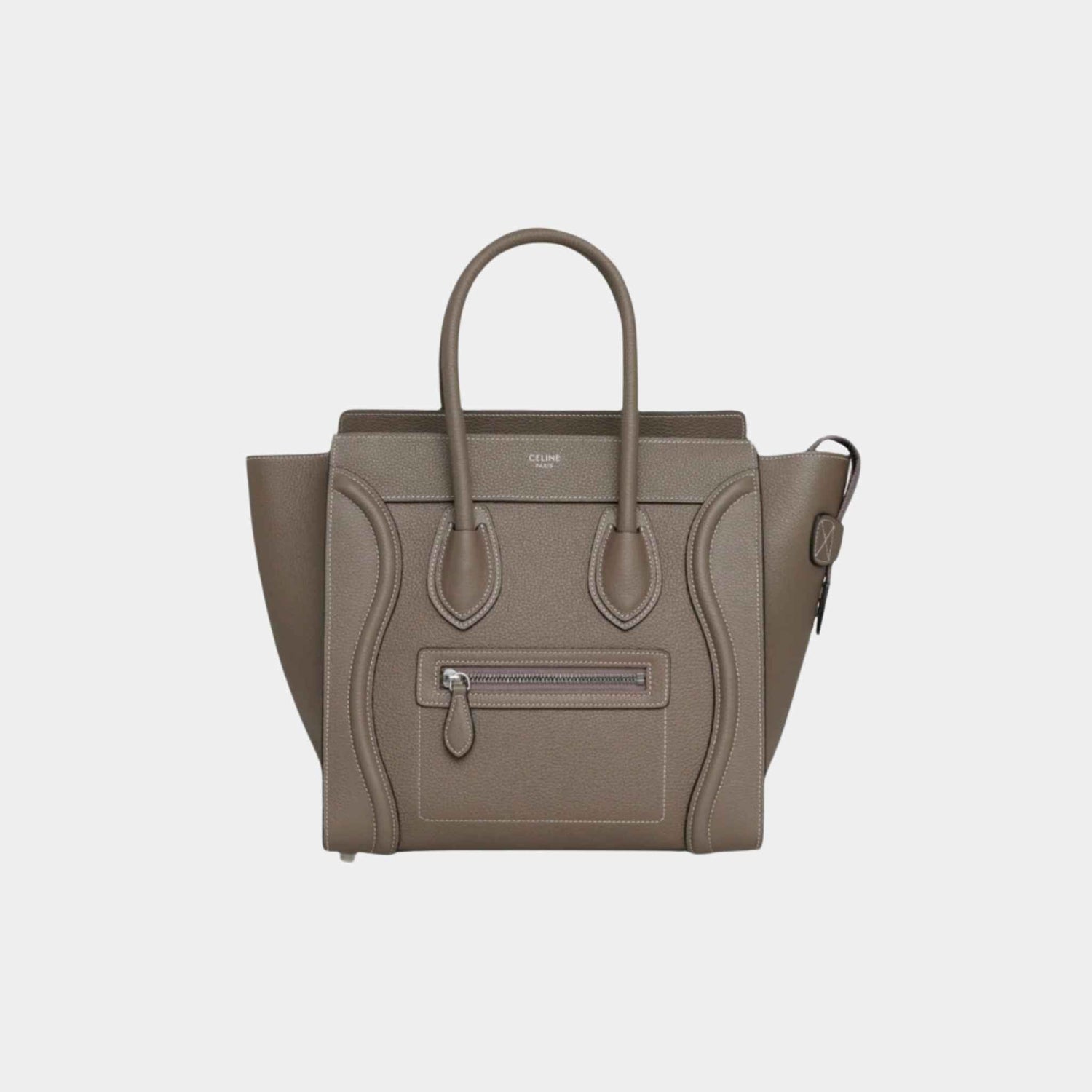 Micro Luggage Handbag In Drummed Calfskin Handbag