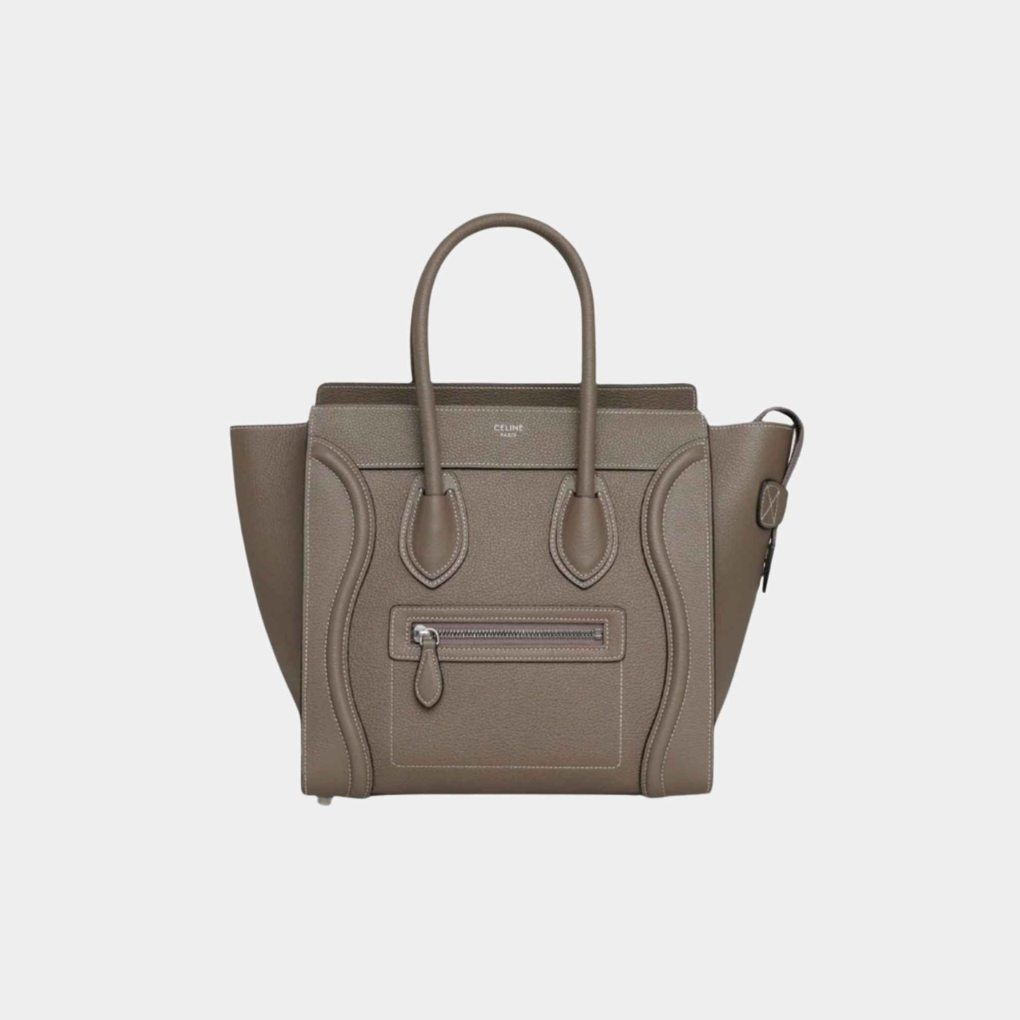 Micro Luggage Handbag In Drummed Calfskin Handbag