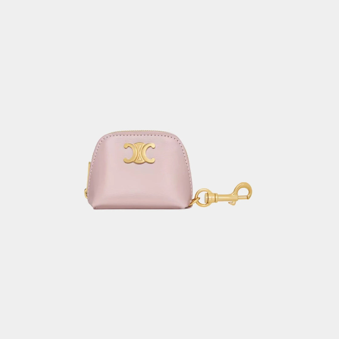 Micro Triomphe Charm in Shiny Calfskin