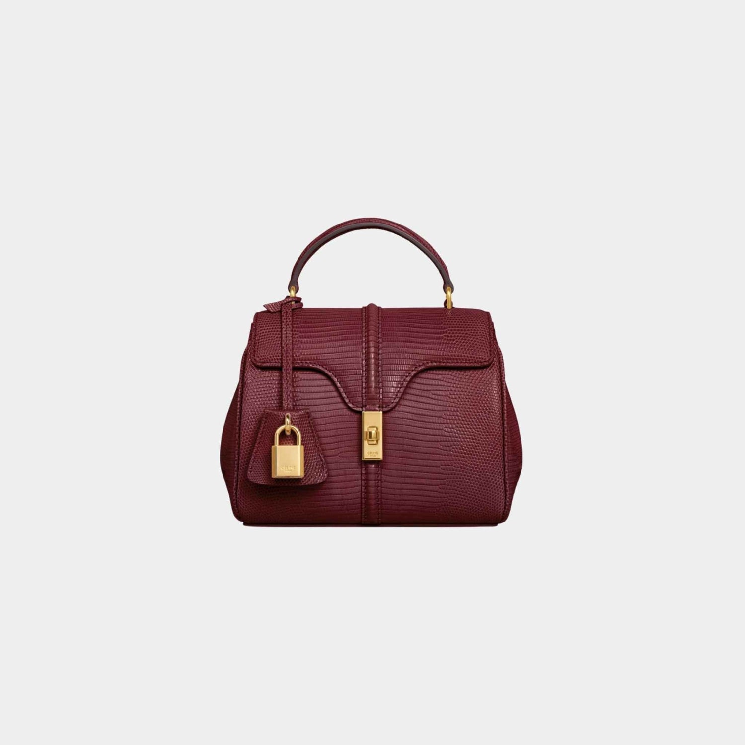 Mini 16 In Lizard Handbag