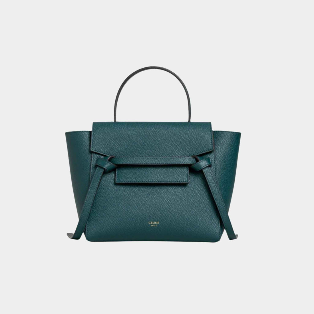 Nano Belt Bag In Grained Calfskin Handbag