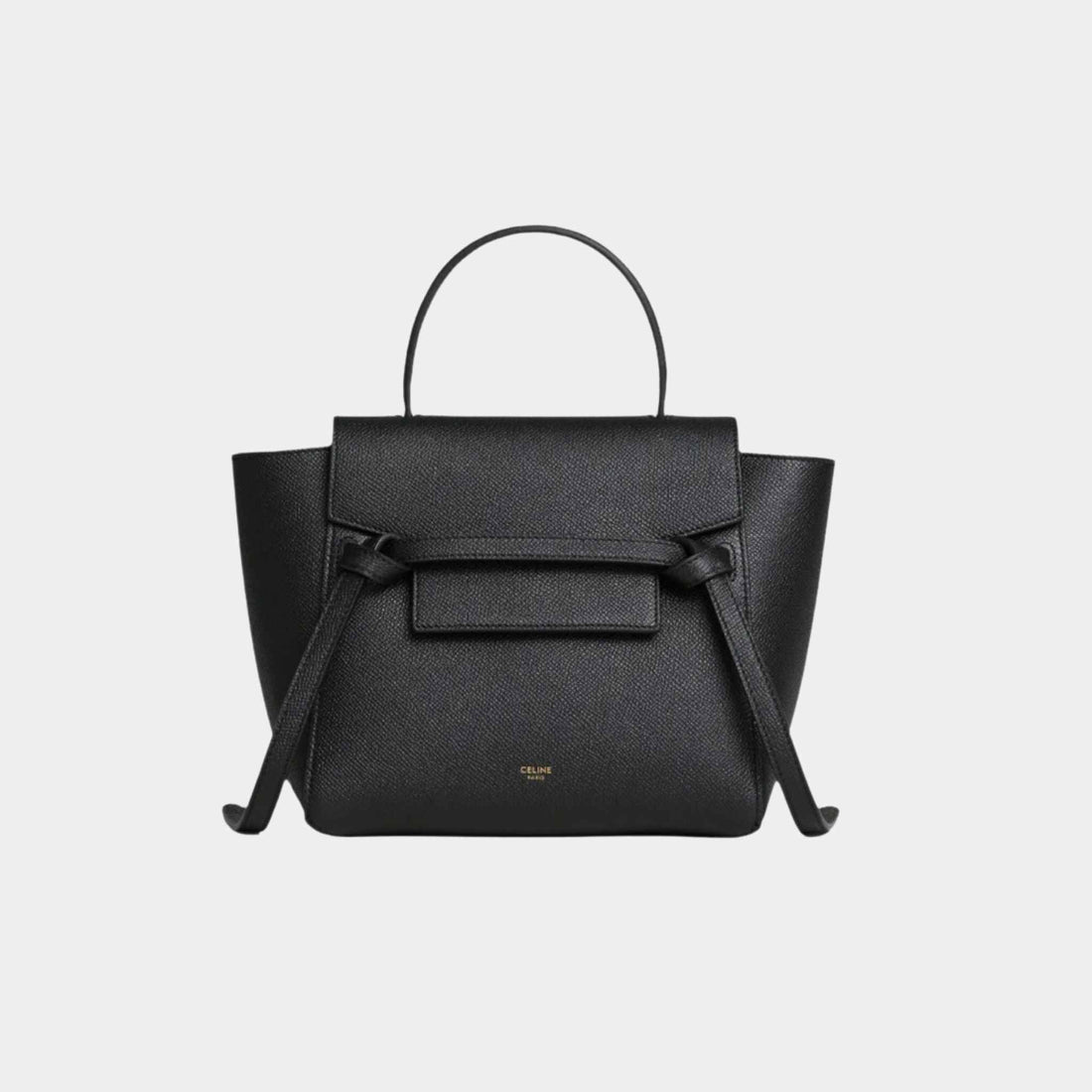 Nano Belt Bag In Grained Calfskin Handbag