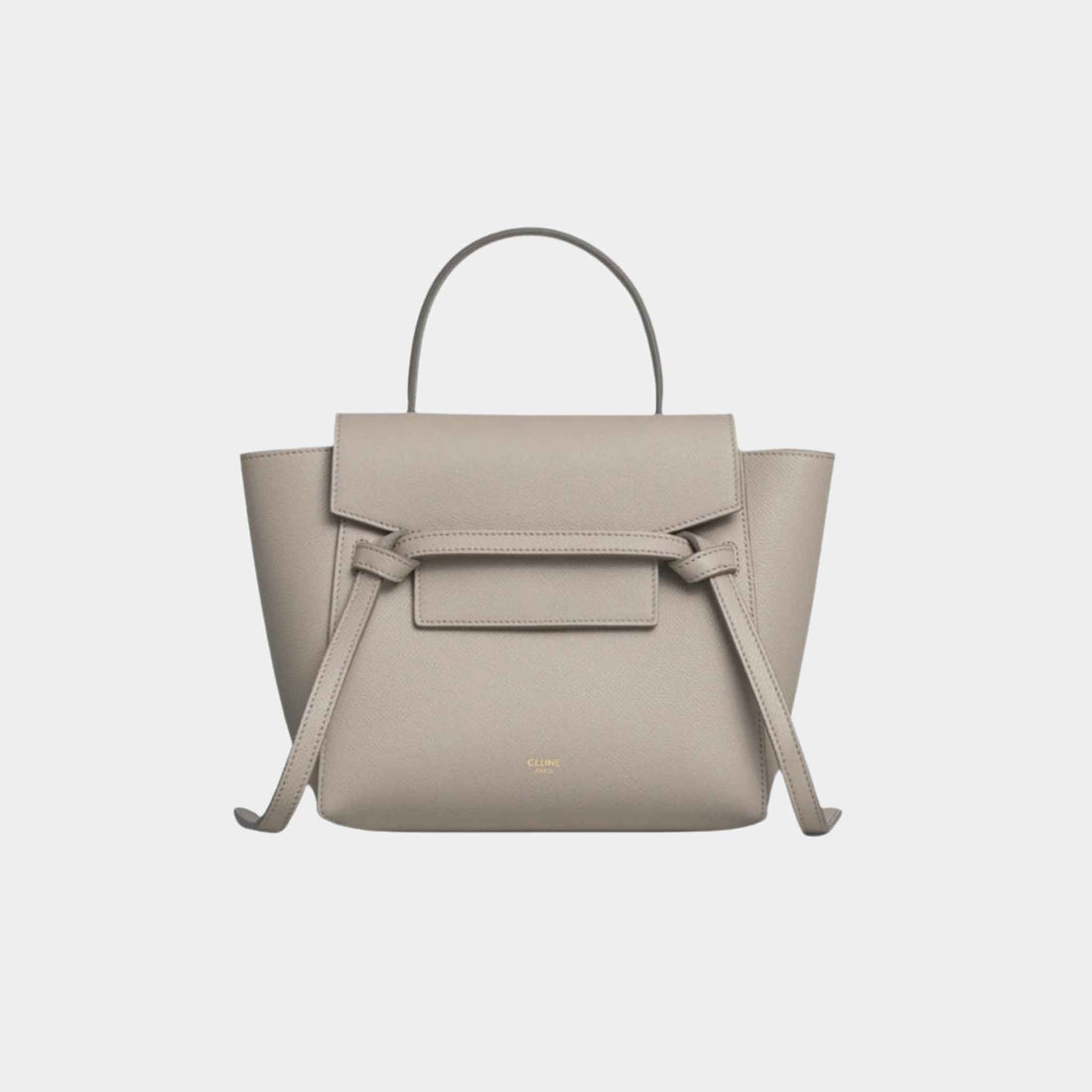 Nano Belt Bag In Grained Calfskin Handbag