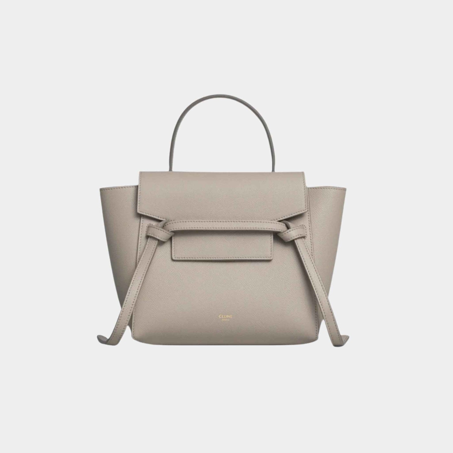 Nano Belt Bag In Grained Calfskin Handbag