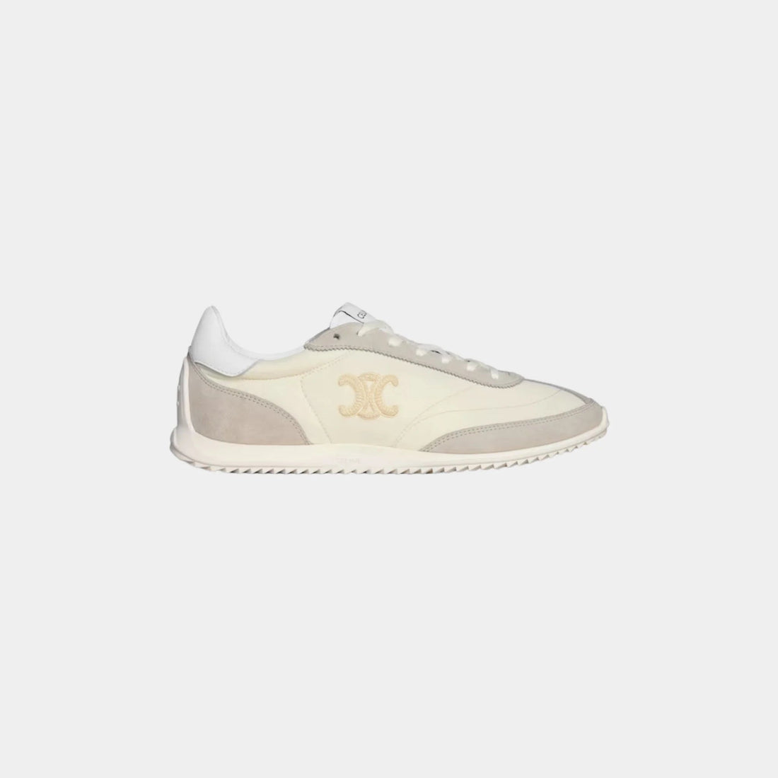 Celine Racer Sneaker With Triomphe in Nylon, Suede &amp; Calfskin