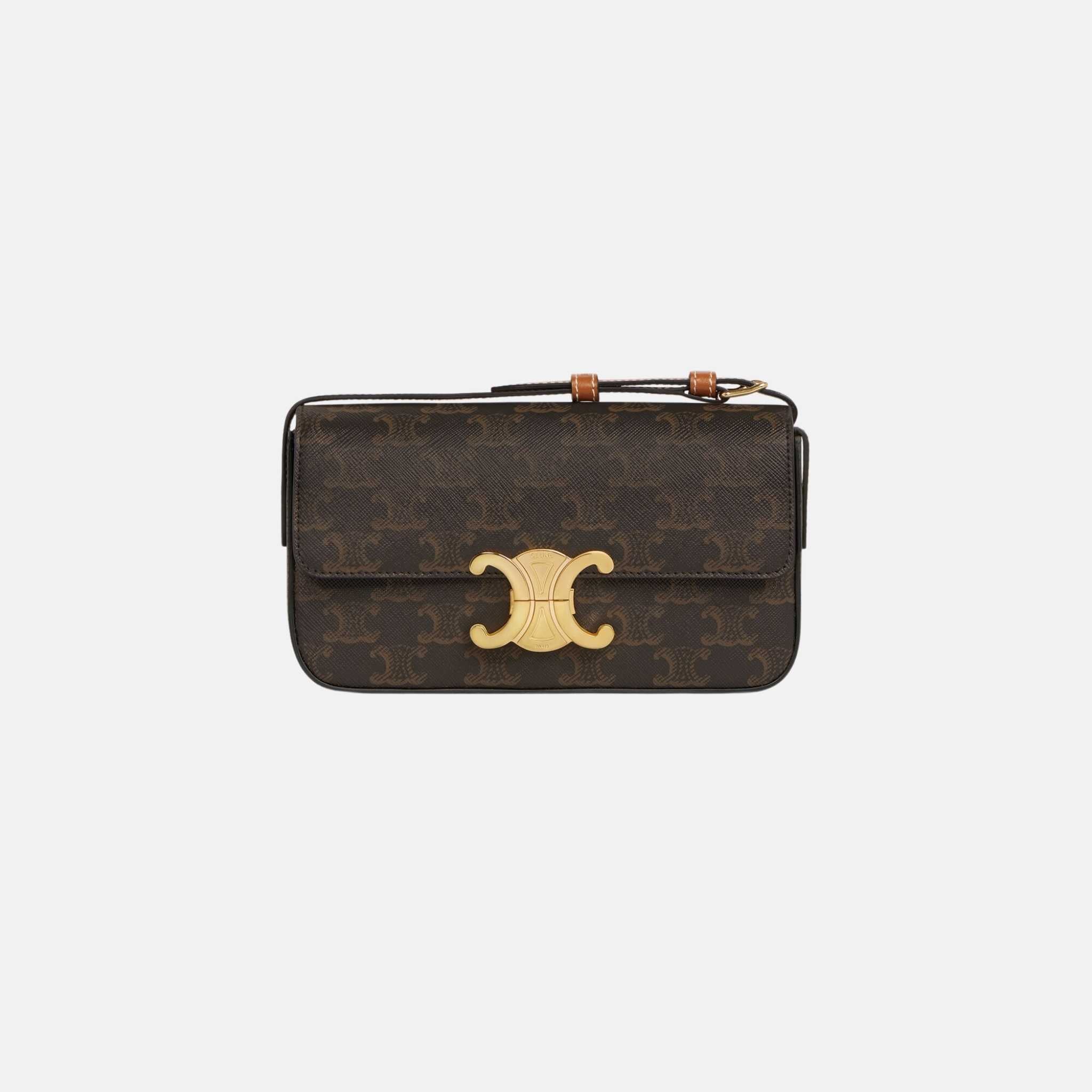 Shoulder Bag Claude In Triomphe Canvas And Calfskin
