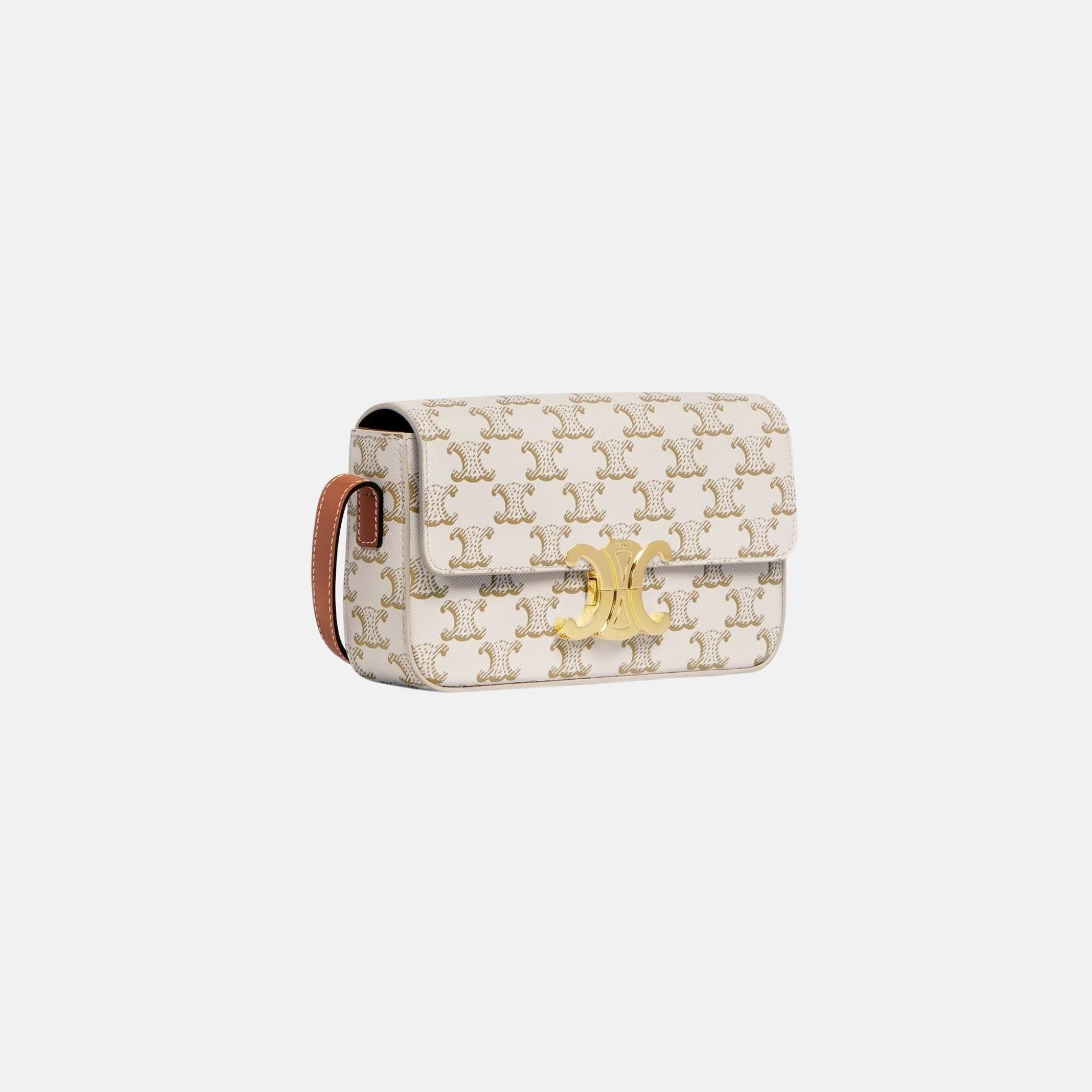 Shoulder Bag Claude In Triomphe Canvas And Calfskin