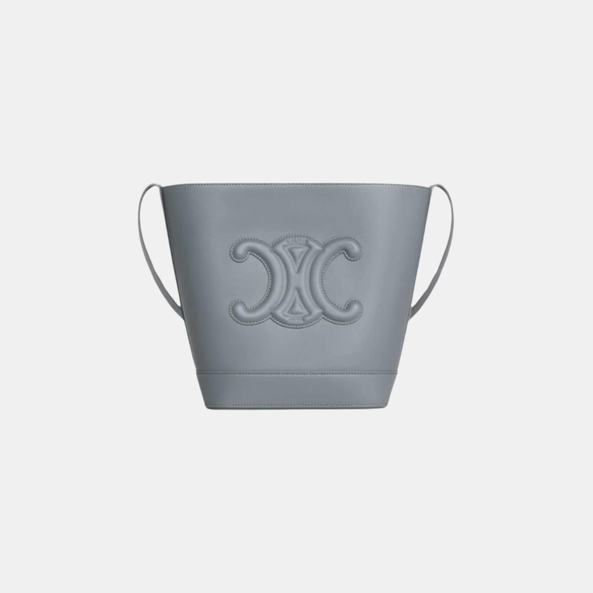 Small Bucket Cuir Triomphe In Smooth Calfskin Handbag