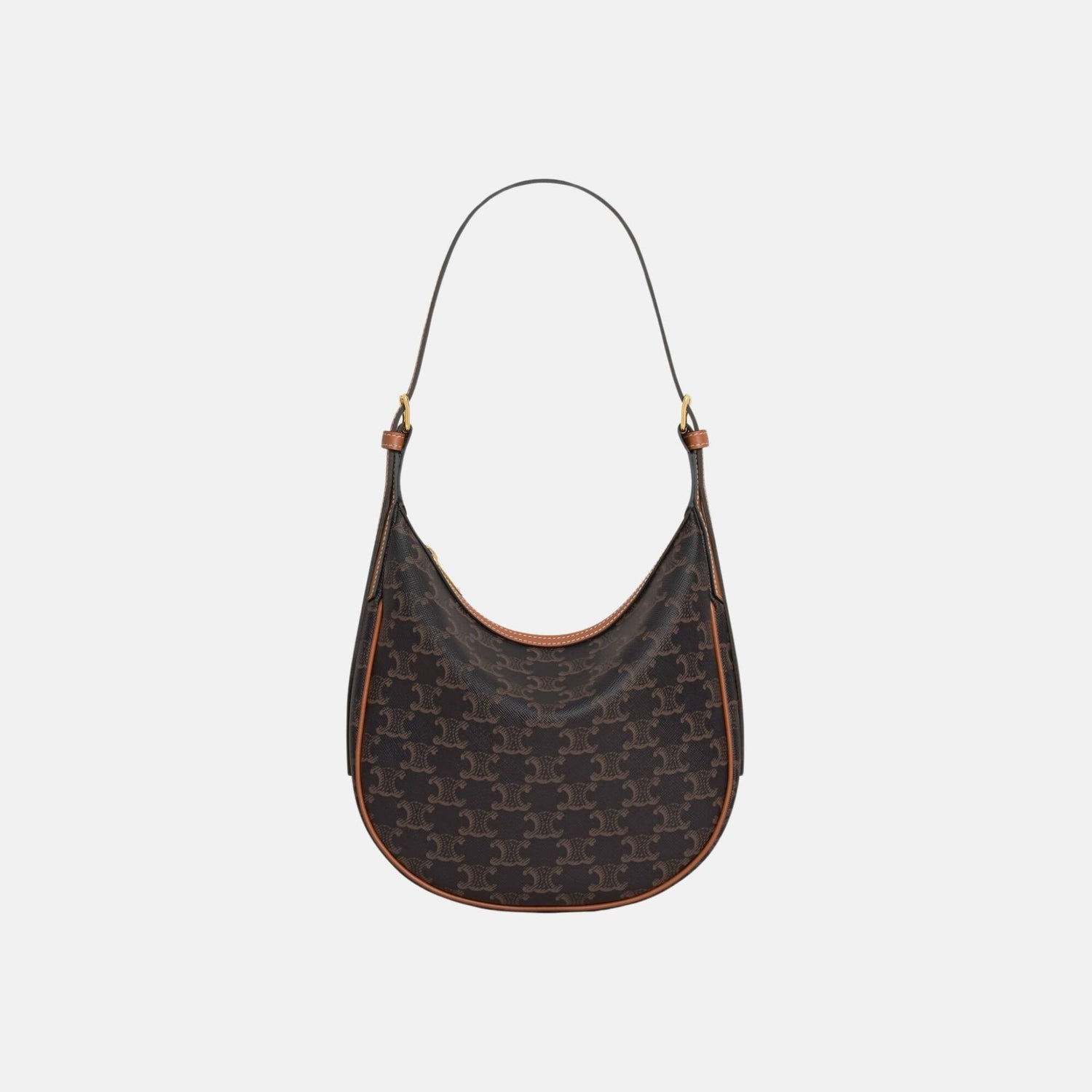 Small Heloise Bag In Triomphe Canvas And Calfskin