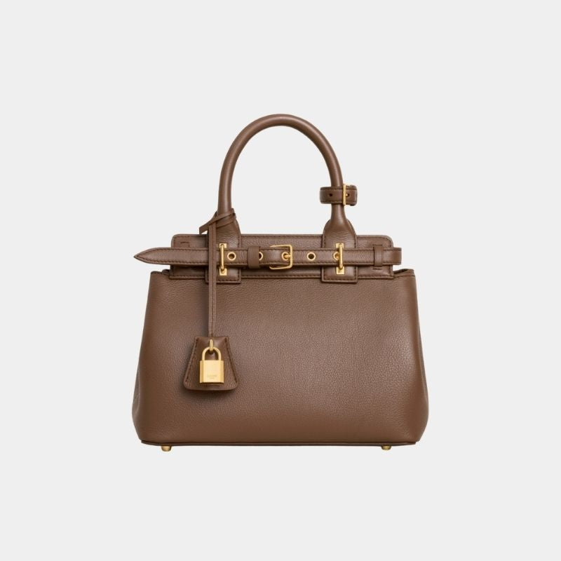 Teen Celine Conti Bag In Supple Calfskin Handbag