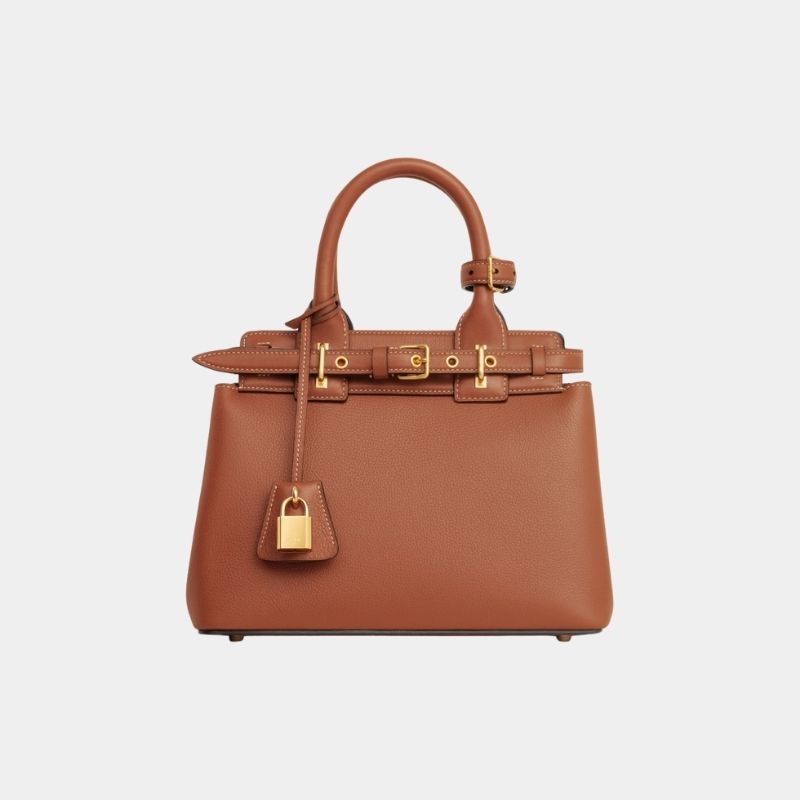 Teen Celine Conti Bag In Supple Calfskin Handbag