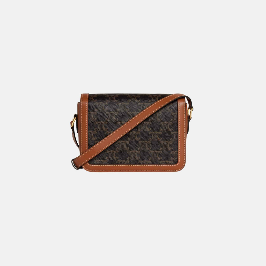 Teen Triomphe Bag In Triomphe Canvas And Calfskin