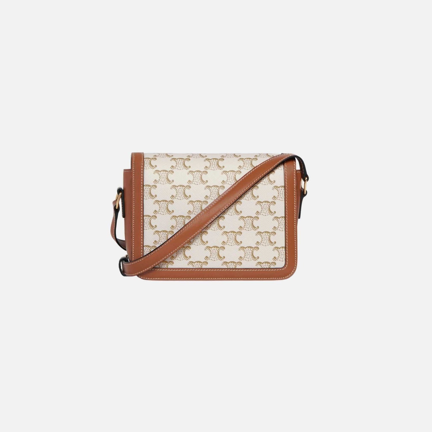 Teen Triomphe Bag In Triomphe Canvas And Calfskin