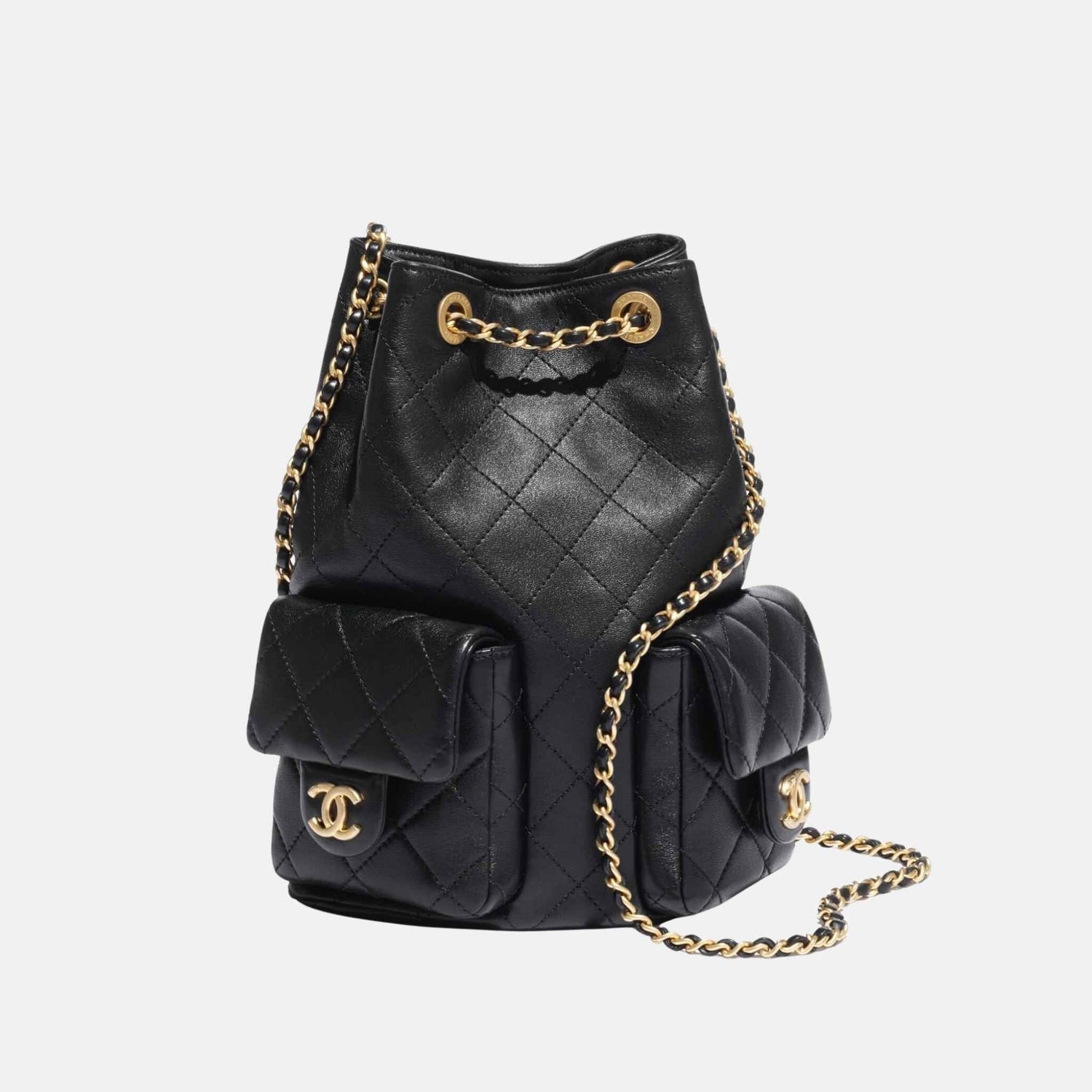 Backpack Cruise 2024/25 In Shiny Lambskin And Gold Tone Metal
