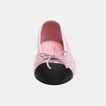 Ballerinas in Tweed &amp; Grosgrain
