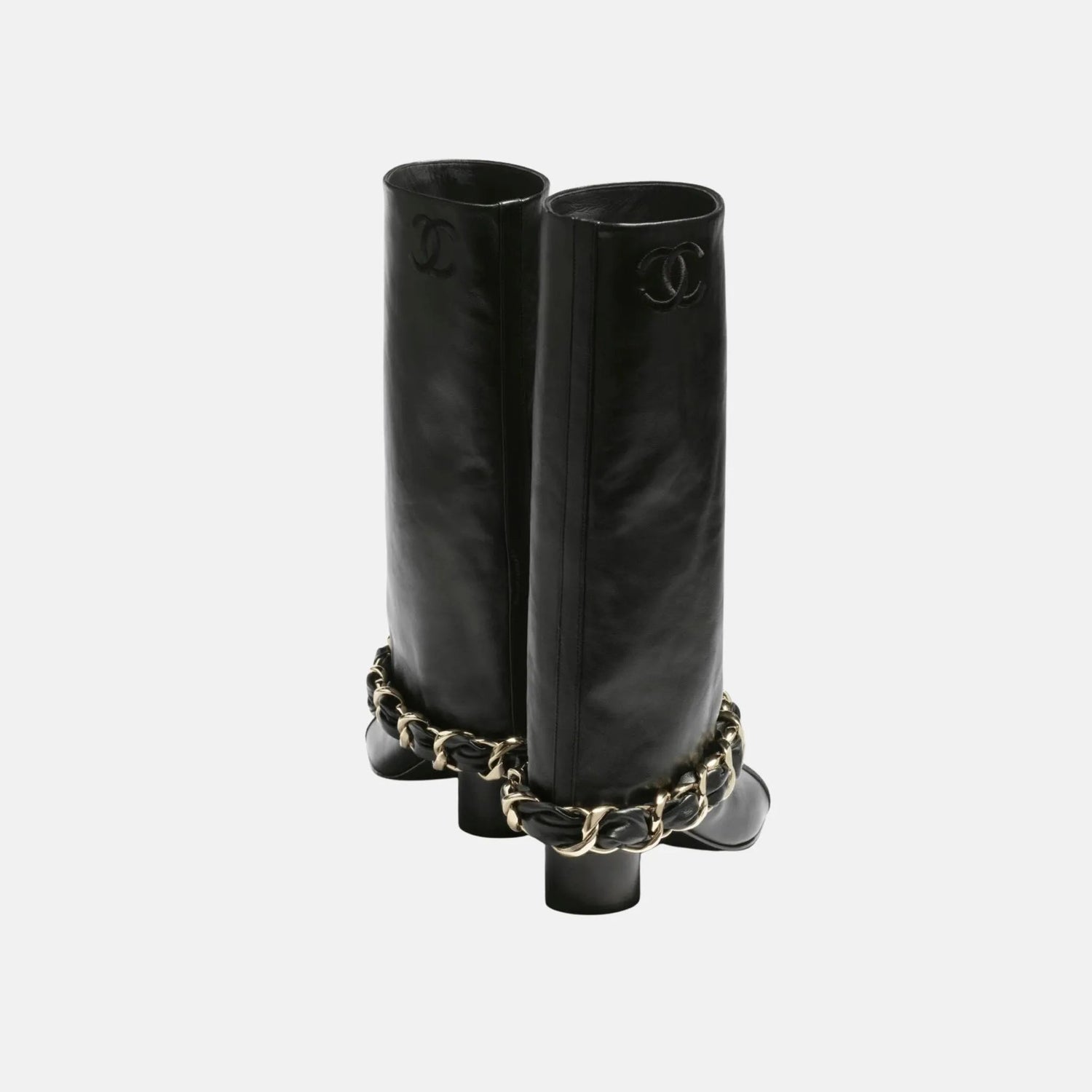 Boots in Lambskin and Grosgrain