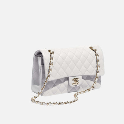 Classic 11.12 Handbag In Grained Shiny Calfskin And Gold Tone