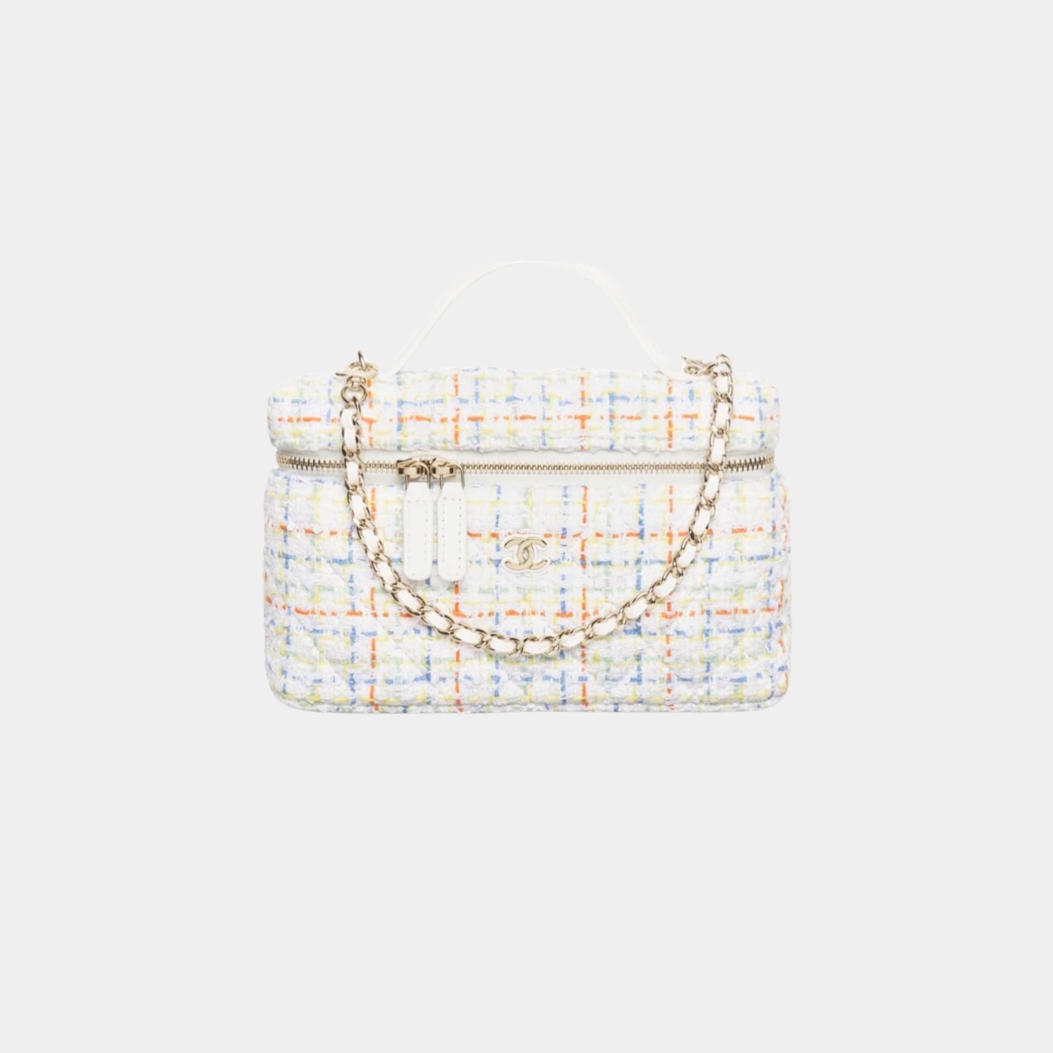 Classic Vanity with Chain in Cotton and Wool Tweed