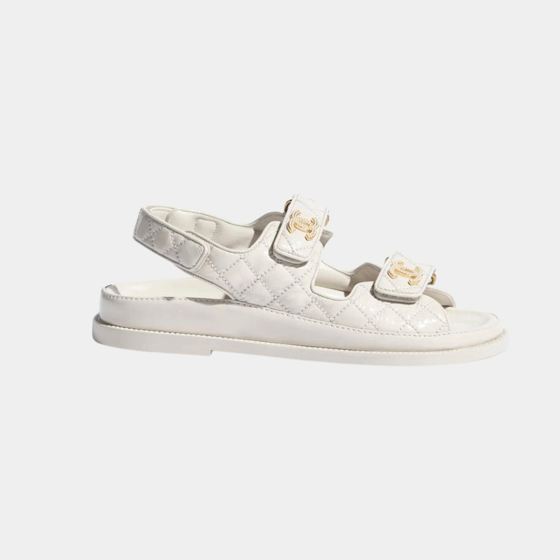 Dad Shoes in Shiny Lambskin