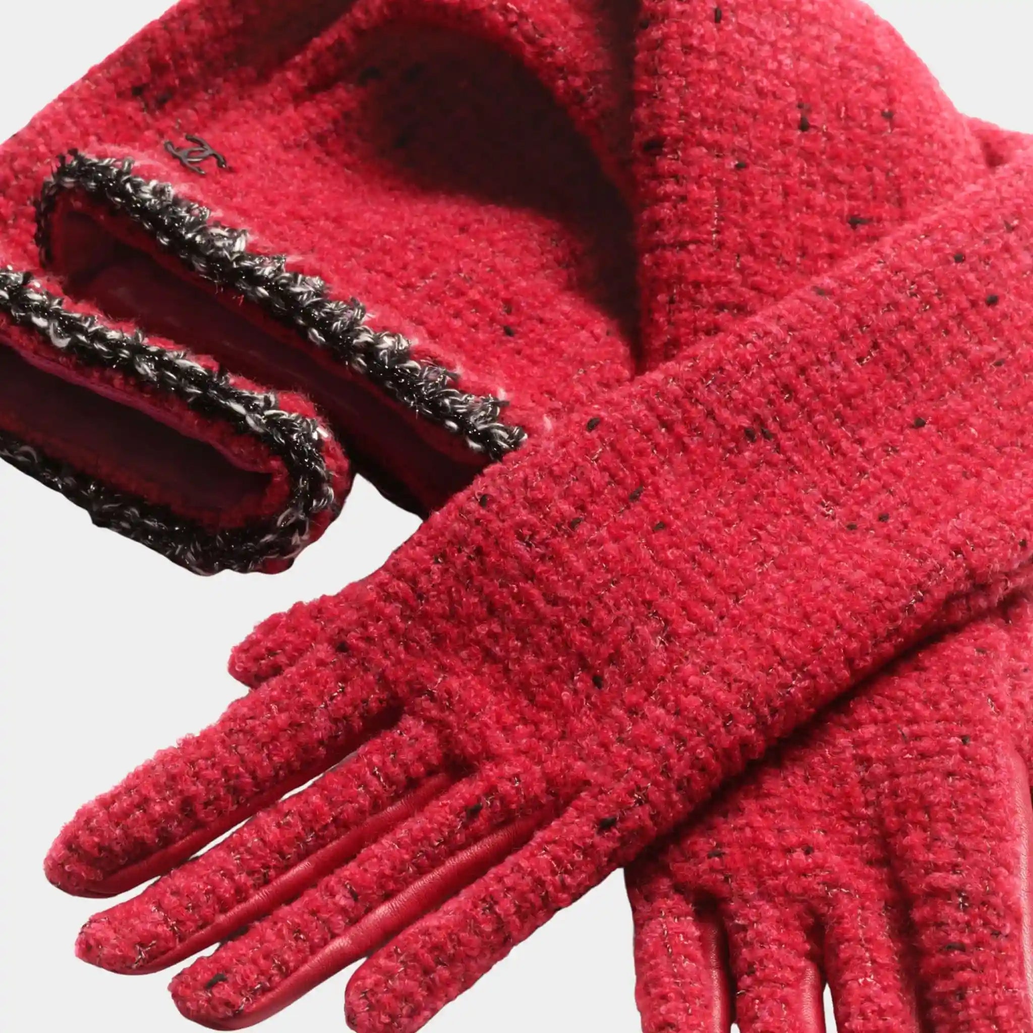 Gloves Tweed &amp; Lambskin