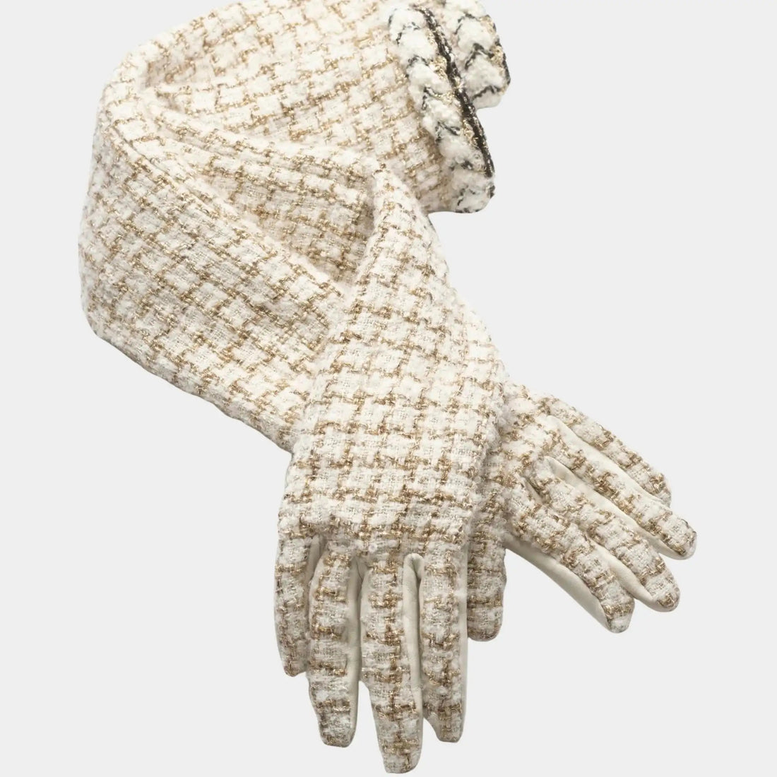 Gloves Tweed &amp; Lambskin