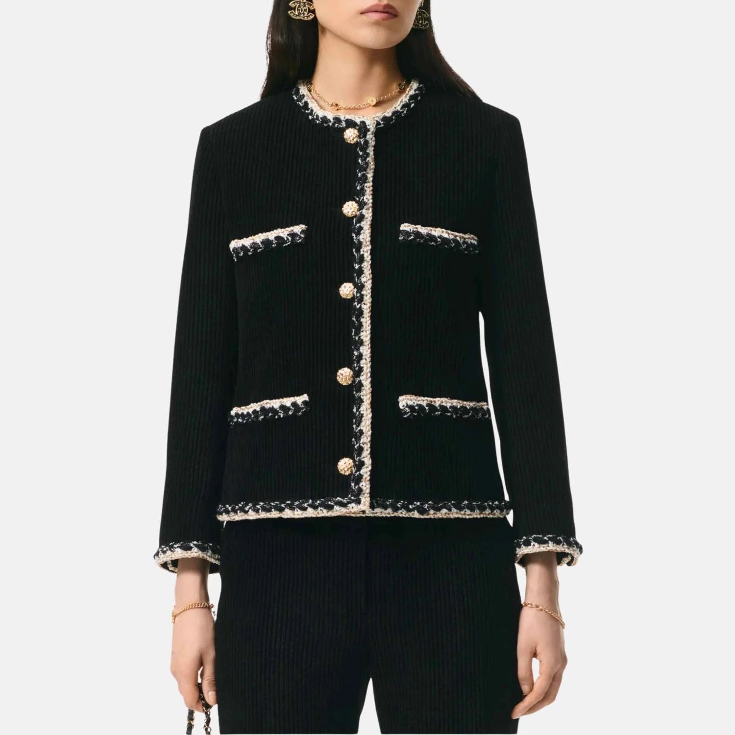 Jacket Corduroy Black