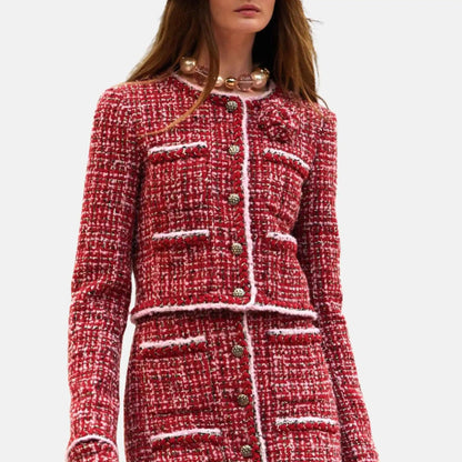 Jacket Tweed Red