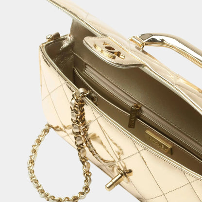 Large Flap Bag With Handle