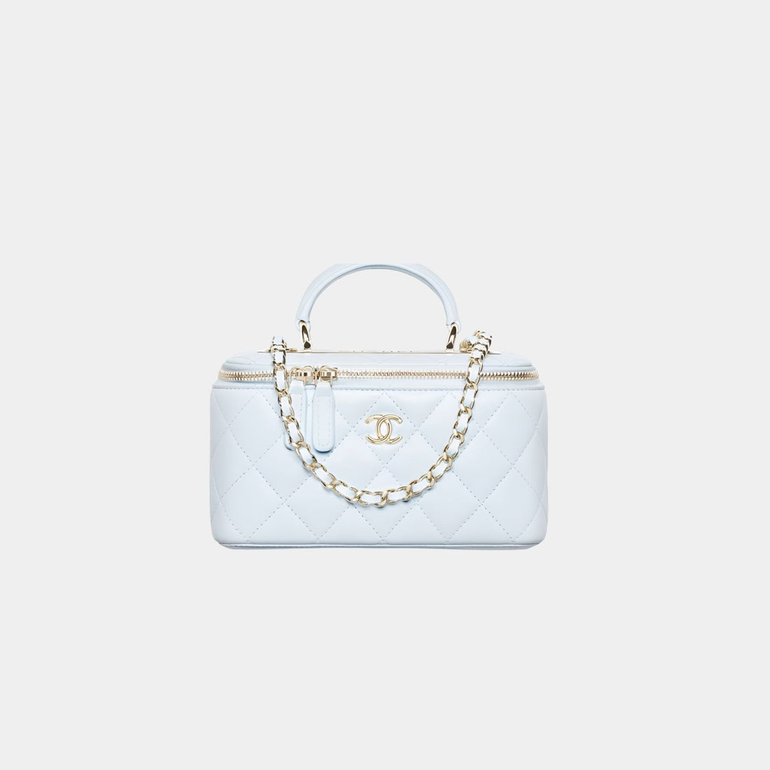 Long Vanity With Chain in Lambskin