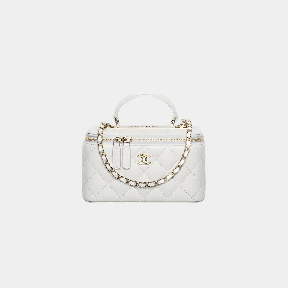 Long Vanity With Chain in Lambskin