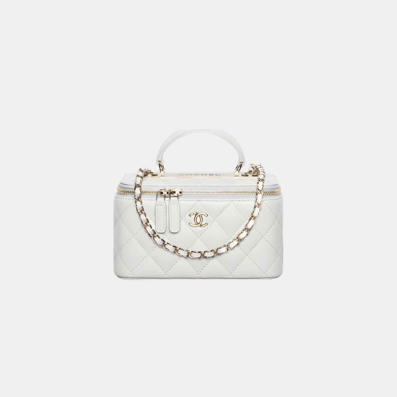 Long Vanity With Chain in Lambskin