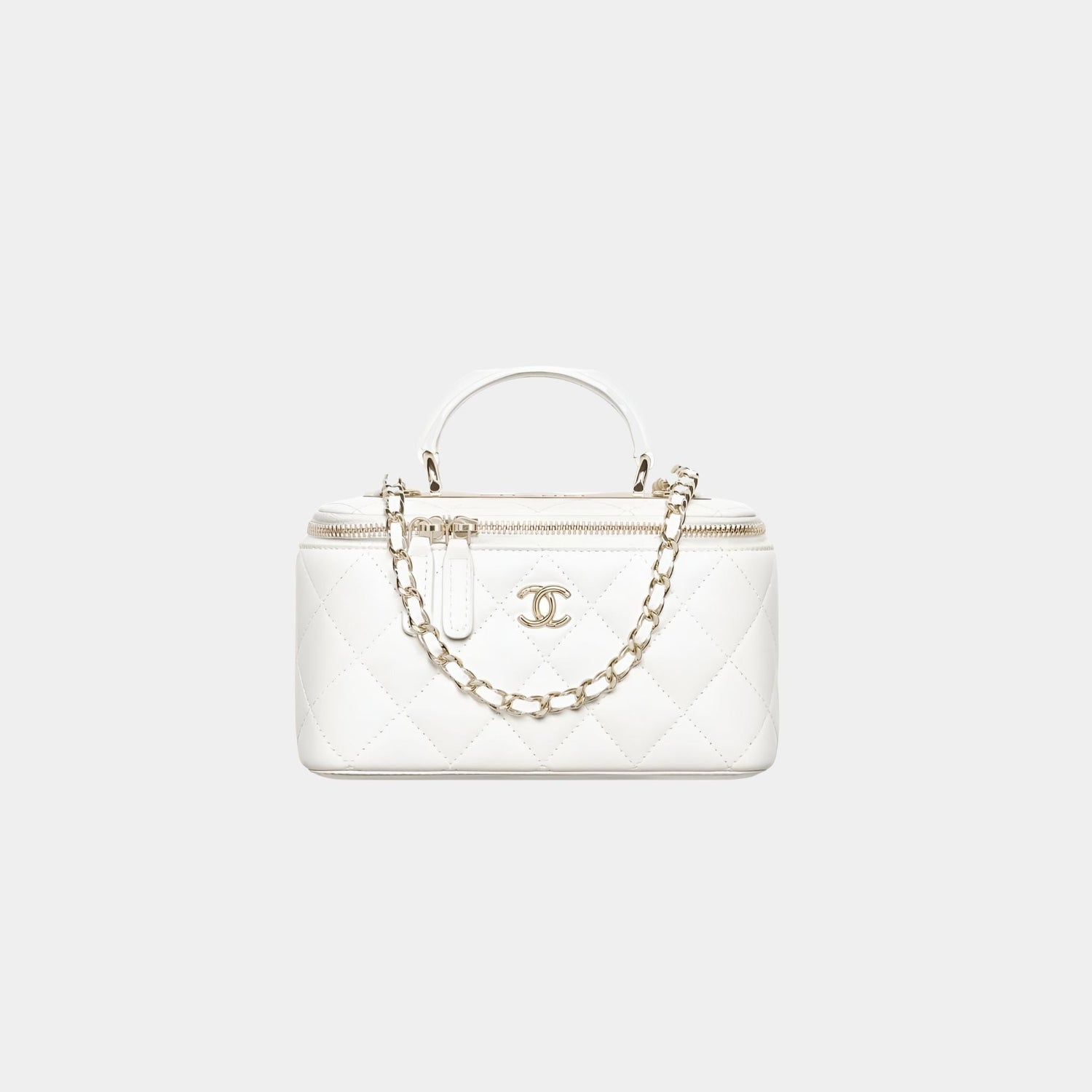 Long Vanity With Chain in Lambskin