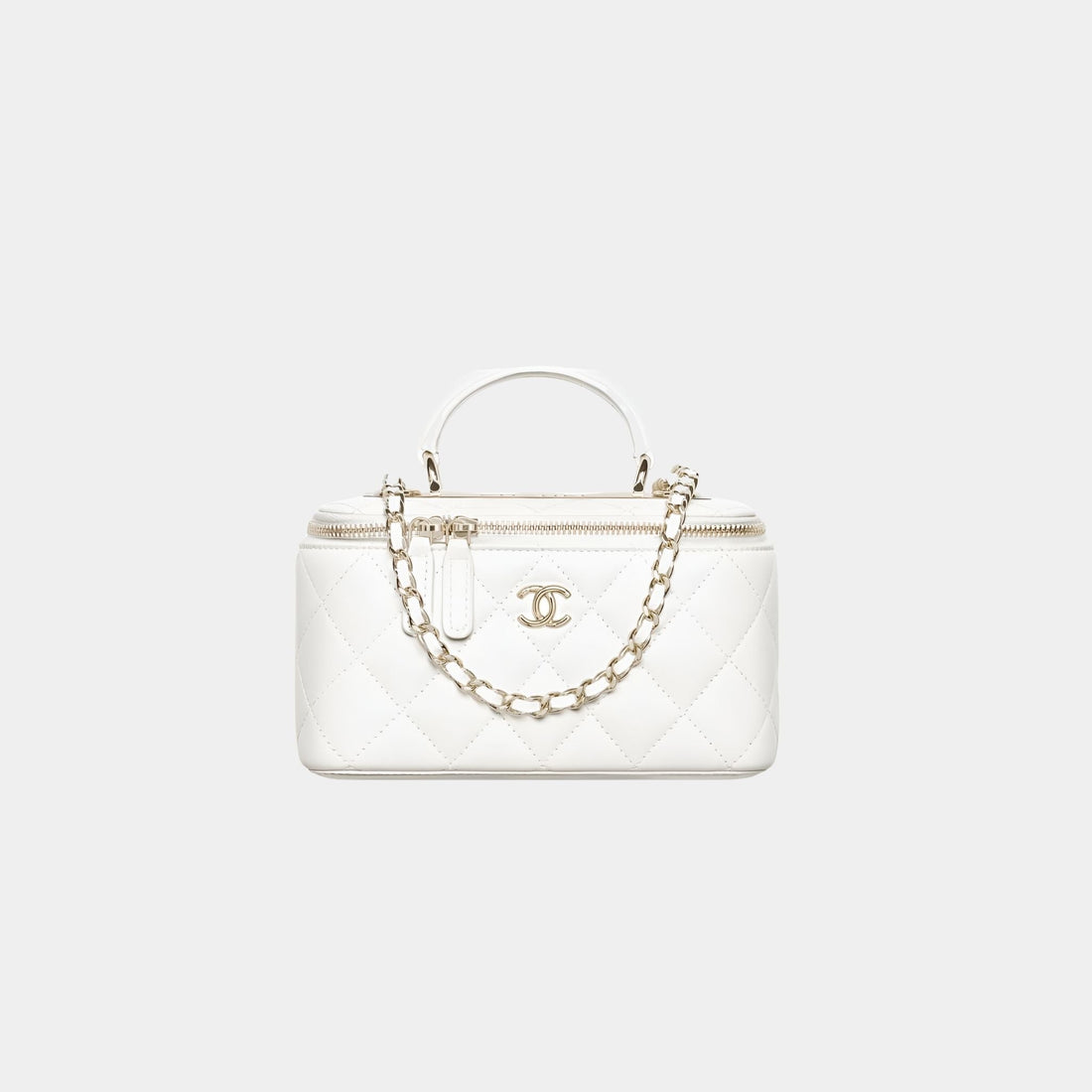 Long Vanity With Chain in Lambskin