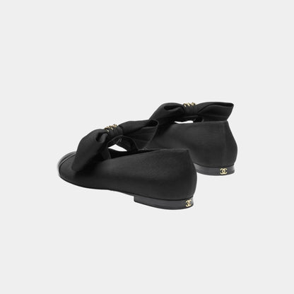 Mary Janes in Grosgrain &amp; Calfskin