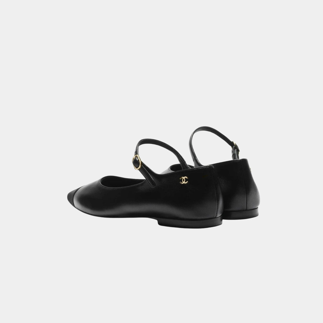 Mary Janes in Lambskin and Grosgrain
