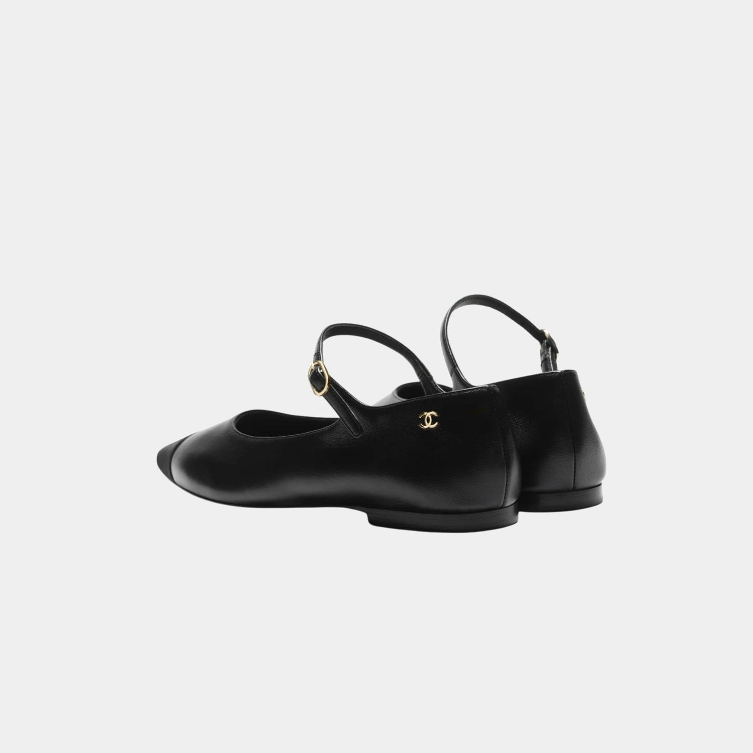 Mary Janes in Lambskin and Grosgrain