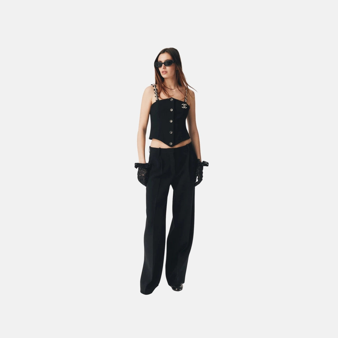 Pants in Wool Crepe