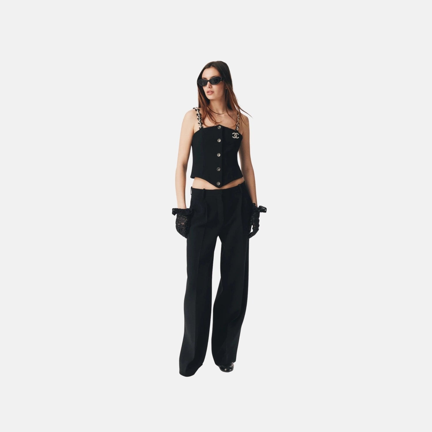 Pants in Wool Crepe