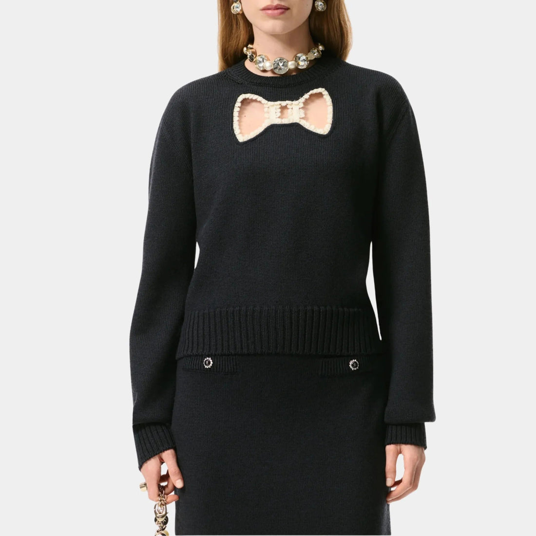 Pullover in Silk and Wool
