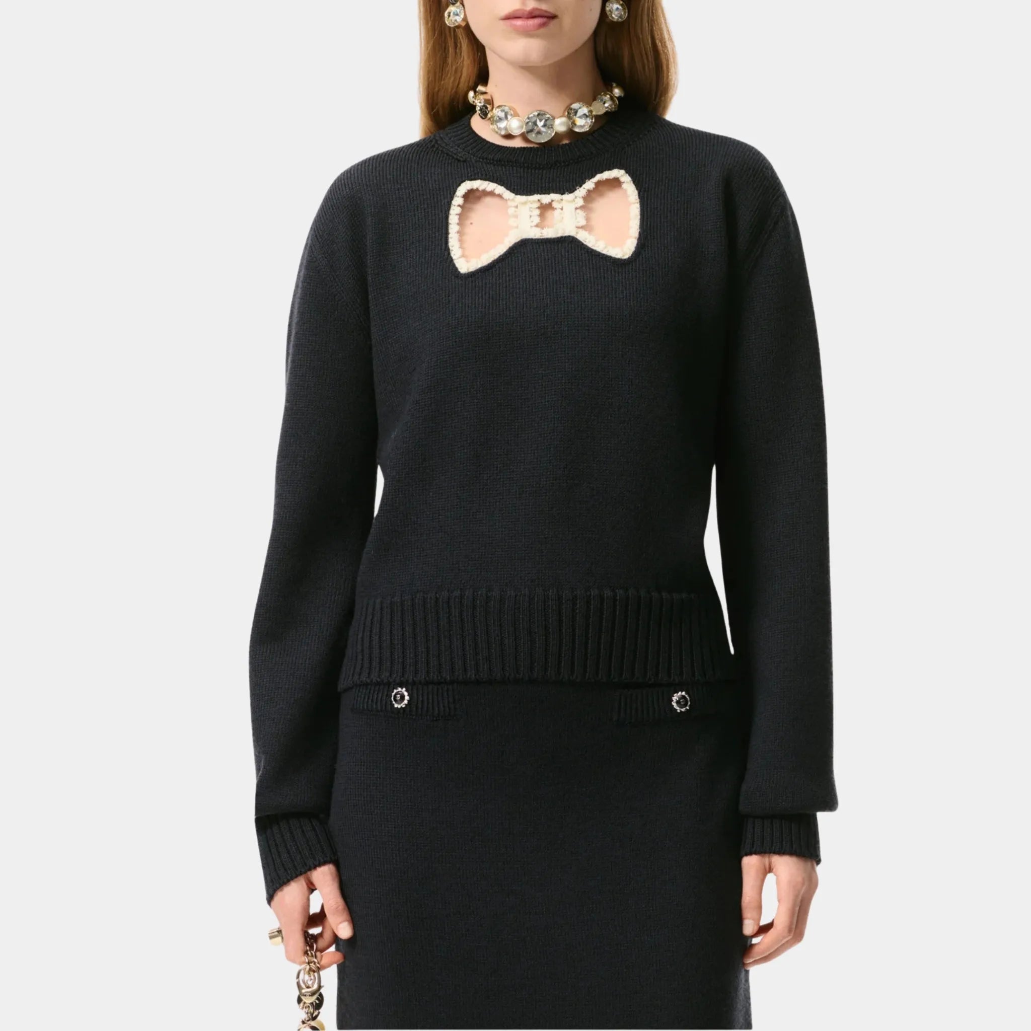 Pullover in Silk and Wool