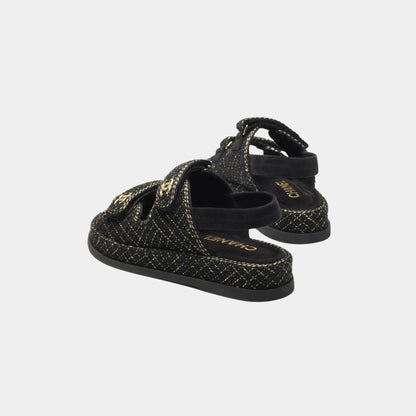 Sandal in Wool, Alpaca and Goat Velvet