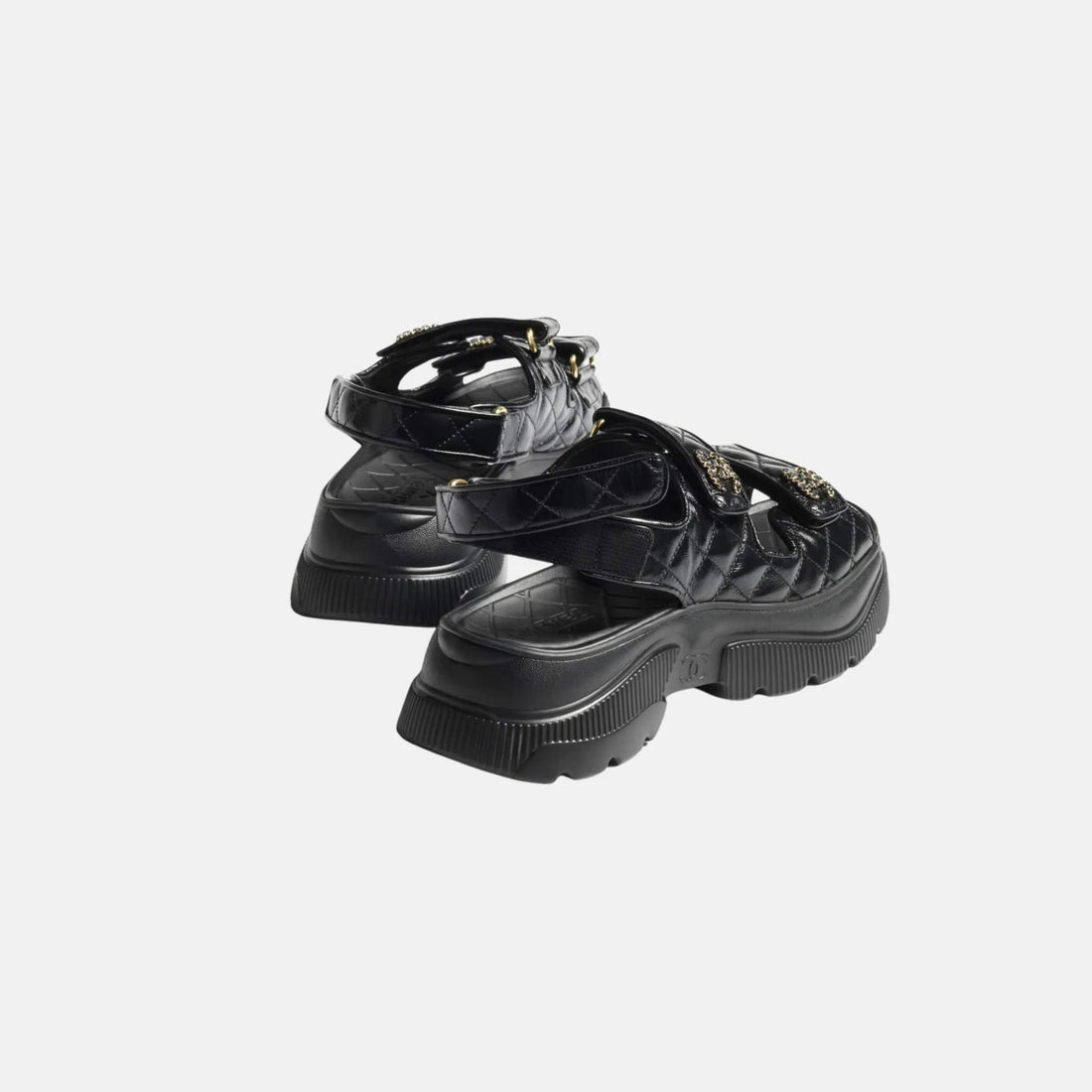 Sandals in Shiny Calfskin