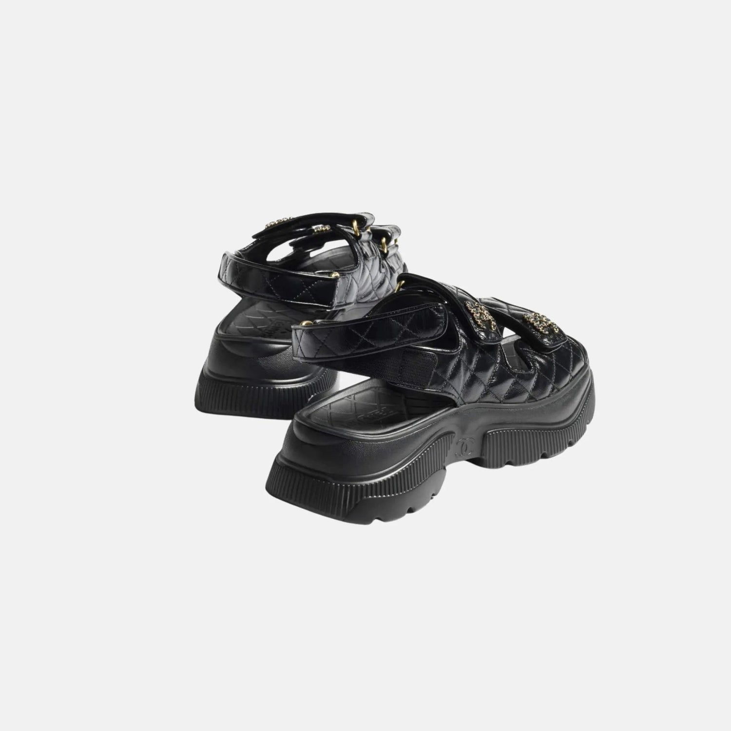 Sandals in Shiny Calfskin