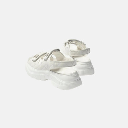 Sandals in Shiny Calfskin