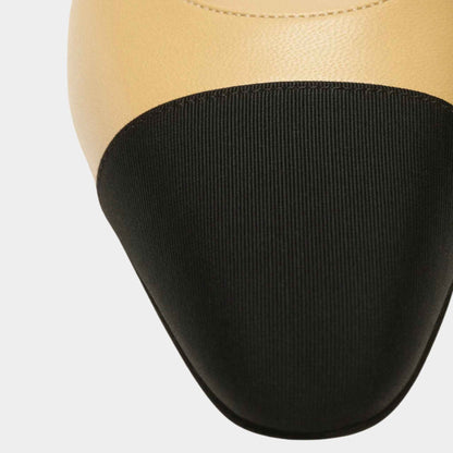 Slingback Goatskin and Grosgrain