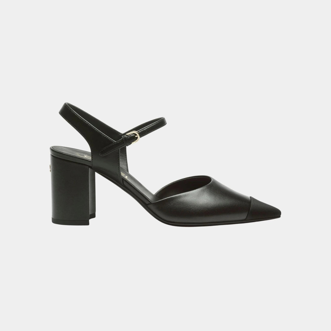 Slingback in Lambskin and Grosgrain